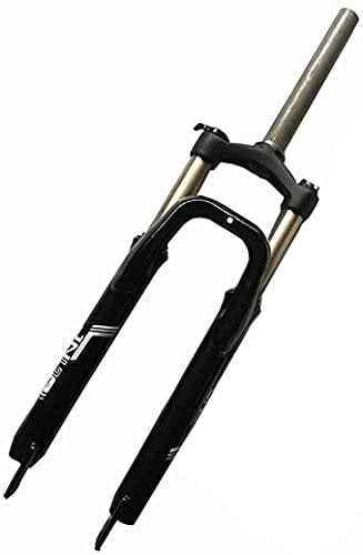 YLXD 26Inch Lightweight Mountain Bike Suspension Bicycle Shock Forks MTB Front Fork Rebound Absorber Adjust Straight Tube Double Shoulder Control Travel:80MM B