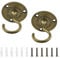 INCREWAY Lot de 2 crochets de plafond robustes à visser pour suspension de plantes (ancien)