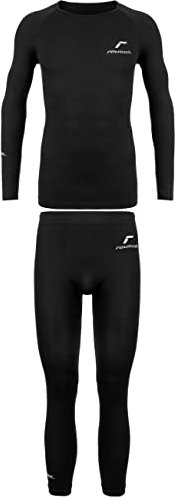 Reusch Underwear Set Unisex Set di Biancheria Intima Funzionale Confortevole, Caldo, Traspirante, termoisolante e regolatore di umidità per Uomini e Donne per Tutte Le attività Sportive