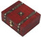 01 02 015 Holz-Aufbewahrungsbox, Holz-Schatzkiste, dekorative Elegante Heimdekoration, Truhen-Box, Vintage-Deko-Box für Raumdekoration für Zuhause für Büro