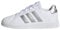 adidas Unisex - Bambini e ragazzi Grand Court Lifestyle Tennis Lace-Up Shoes, White Matte Silver Matte Silver, 34 EU
