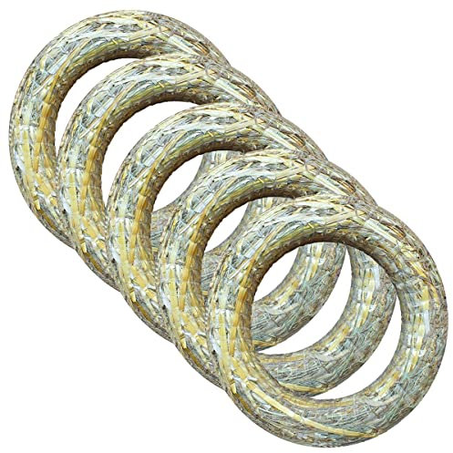 5 Strohrömer Ø 35 cm/Stärke 6 cm Strohkränze Türkranz Deko-Kranz Kranz-Rohling Strohring