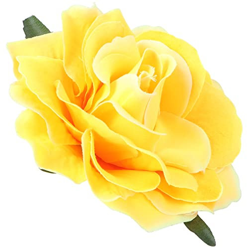 Kichvoe 2 1 Broche Rose Épingle à Rose Cheveux Fleurs Pour Les Filles Pinces à Rouges Broche Fleur Rose Pince à Cheveux Alligator Rose Broches Couleur Rose Écharpe La Mariée