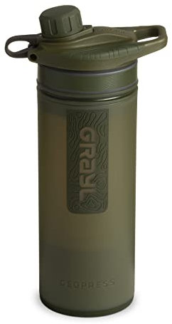 Grayl GeoPress Water Purifier Bottle - Olive Drab
