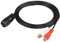 SinLoon Câble d'Extension DIN 8 Broches Femelle Vers Double RCA Femelle - 5FT Pour Équipement Audio d'Instruments de Musique