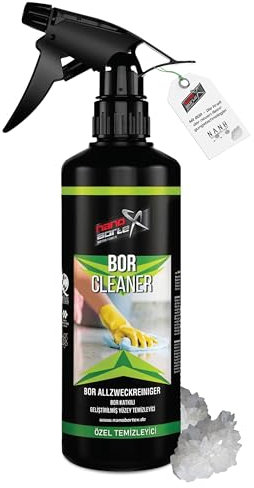 NanoBorTeX Bor Cleaner – Kraftvoller Allzweckreiniger mit BOR – Hochwirksamer Fettlöser für Küche, Haushalt & empfindliche Oberflächen – 500 ml