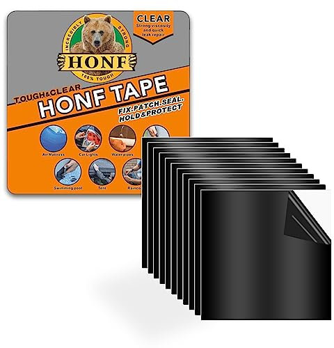 Rusoz Rustine Piscine Sous Leau,10 Pièces Ruban de Réparation de Tente Noir Reparation Liner Piscine 10cmx10cm pour la Restauration de Piscines, de Tentes ou de Produits Gonflables