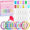 Mystooy Geschenk Mädchen 5 6 7 8 9 10 Jahre, 12 Freundschaftsarmbänder Basteln Mädchen 5-12 Jahre Bastelset Kinder ab 6 7 8 9 10 11 Jahre Spielzeug Geburtstagsgeschenk Armband Set Selber Machen