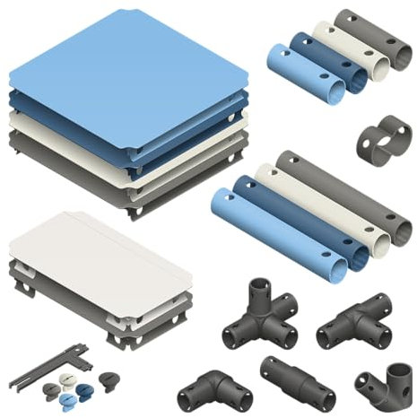 Quadro Upgrade Kit Home – Erweiterungsset für Klettergerüste und Stufenmodelle, ab 6 Monaten je nach Aufbau, Indoor/Outdoor, UV-stabil, Made in Germany