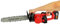 OSKOPWRC 3800W Powerful Electric Chainsaw, 16 Inch Cordless Chainsaw with 2 Batteries & Charger, Electric Battery Chainsaw, Chain Saw for Garden Tree Pruning Red