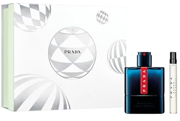Prada Luna Rossa Ocean Eau de Toilette 100 ml Geschenkset 2022 (enthält 100 ml Eau de Toilette und 10 ml Reisespray)