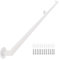 Yopappol Corrimano per Scale a Parete 1-6 Metri | In Ferro Battuto per Interni ed Esterni | Tubo Zincato Bianco (150cm)