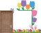 xowwyue Türrahmen Deko Ostern Türdekoration Aus Ostersdeko Ostern Türecke Dekoration Tür Eckschild Dekoration Für Garten, Zuhause, Außen- Und Innendekoration