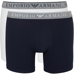 Emporio Armani Herren Endurance 2-Pack Boxershorts, Blau, XL, blau, XL