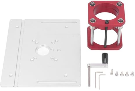 Base di sollevamento per banco fresatrice da 0 a 54 mm, sistema di sollevamento in lega di alluminio per macchine da taglio da 64-65 mm, fresatura per lavorazione del legno, tavola ribaltabile con