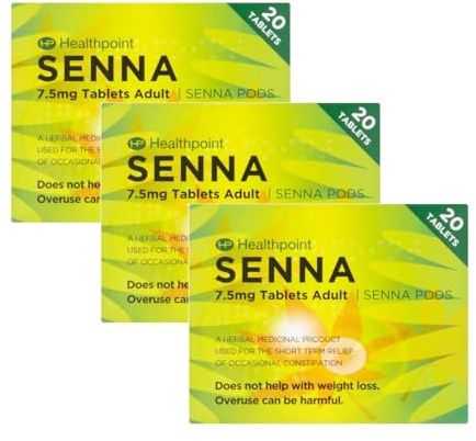 Senna Constipation Relief 7.5mg Tablet Adult -3 Pack Tablets, Effective Adult Relief - Fylde Clinic