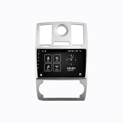 Car Radio para Chrysler 300C 2004-2011 9 Pulgadas Android 15 Car Navegación con BT GPS WiFi Radio Backup Camera para, 4 Core 2G+64G