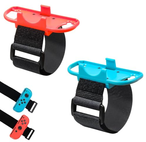 2Stk Armband kompatibel mit Just Dance, Zubehör Konsole Controller | Verstellbares Handgelenkband, Tanzspiele 2026-2024, Fitness
