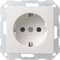 Gira 427825 18803 Schuko Steckdose System 55, reinweiß