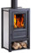 Kaminofen Globe-fire Luna II L raumluftunabh Guss Naturstein creme 6kW