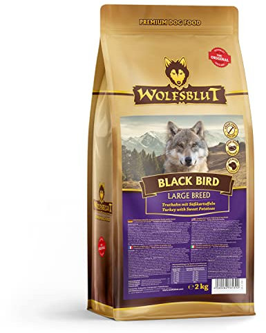 Wolfsblut - Black Bird Large Breed - 2 kg - Truthahn - Trockenfutter - Hundefutter - Getreidefrei