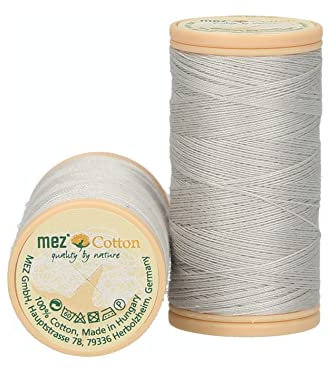 MEZ Cotton Stärke 50 4661050-02115 weiß Nähgarn, 100 % Baumwolle, 100m