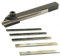 Mini separatore taglierino con 6 lame HSS per mini torni, gambo da 8 mm