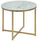Amazon-Marke: Movian Rom Rund Couchtisch, 50 x 50 x 42 cm, Weiß