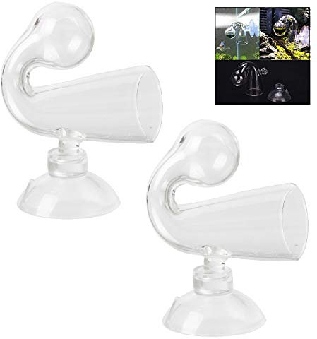 iwobi 2 Stücke CO2 Tropfen Checker Glas Kohlendioxid Messung Monitortester für Aquarium