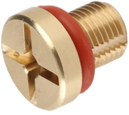 Vis de vidange pour 318i, 318is et 318ti – Bouchon de vidange en laiton CNC pour radiateur et vase d'expansion avec joint torique préinstallé 17111712788