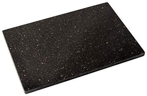 DiConcetto Schneidebrett aus Granit | Steinplatte | Granitplatte | Servierplatte (Granit Star Galaxy, 30 x 20 x 1)