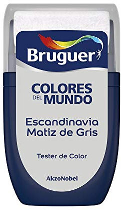 Bruguer Tester Colores del Mundo Pintura para paredes monocapa Escandinavia Matiz de Gris