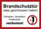 5 Stück Brandschutztür Premium Aufkleber A4 | 21 x 29,7cm DIN 4066 verkeilen, verstellen, festbinden oder ähnliches verboten Warnhinweis mit UV Schutz für Außen-und Innenbereich