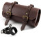 evomosa Borsa da sella per moto Mini borsa per attrezzi in pelle per manubrio per forcella per motocicletta (D)