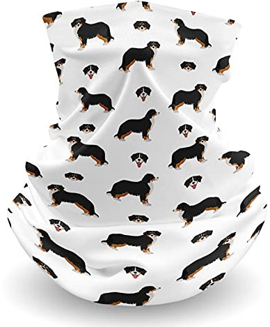 Merchandise for Fans Multifunktionstuch | Schlauchschal | Bandana | Halstuch Fotodruck Damen, Herren, Kinder | Motiv: Berner Sennenhund 02