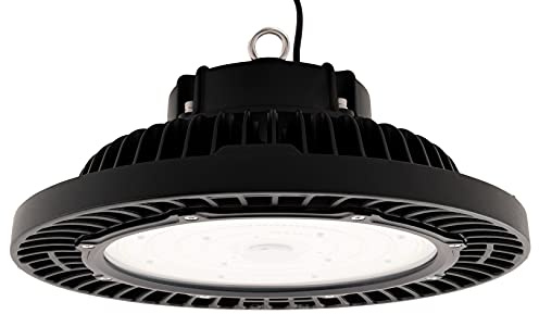 McShine LED-UFO-Hallenstrahler UFO-PRO 240W | 42.000lm | 4000K Neutralweiß | IP65 | 120° Abstrahlwinkel | Profi-Industrieleuchte für Lager, Werkstatt & Produktion