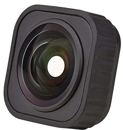 Andoer Max Lens Mod Objectif grand angle 155 degrés étanche 5 m Compatible avec GoPro Hero 9 Noir