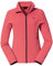Schöffel Damen Fleece Jacket Schiara L, warme Fleecejacke mit Stretch, schnell trocknende Funktionsjacke mit Stehkragen, geranium, 38