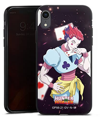 DeinDesign Silikon Hülle kompatibel mit Apple iPhone Xr Case schwarz Handyhülle Hisoka Morow Hunter x Hunter Anime