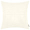 BRAWARM Cremefarbenes Leder-Kissenbezug, Kunstleder-Kissenbezug mit Paspel, handgenäht, dekorative Zierkissenbezüge für Couch, Sofa, Bett, Wohnzimmer, Garten, 50,8 x 50,8 cm
