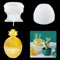 DeryArcle Silikonform Epoxidharz Dose mit Deckel Ananas Storage Jar Mold Schmuckbox Gießharz Formen Aufbewahrungsbox Harzform Vorratsdosen für Handwerk DIY Home Decoration