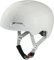 Alpina HAARLEM - Robuster, Individuell Anpassbarer & Leichter Urban Fahrradhelm Für Erwachsene, White Gloss, 52-57 cm