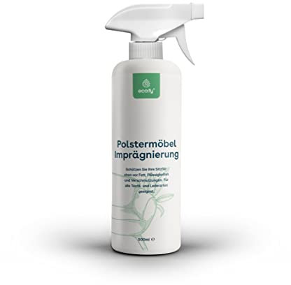 eco:fy Polstermöbel Imprägnierung Sofa Couch Sessel Schutz vor Flecken Flüssigkeiten Schmutz Textil Leder Abperleffekt (5 l)