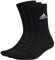 adidas Unisex - Adulto Cushioned Crew Socks 3 Pairs, Black / White, 13-14.5