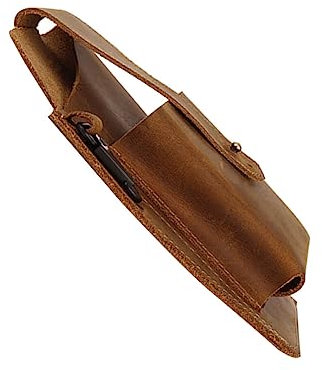 Garneck 1Stk Gürteltasche Geldbörse aus Kuhfell Leder Geldbörsen Brieftasche für Handyhülle Handytasche tragbare Hüfttasche Multifunktion Aufbewahrungstasche Bauchtasche Herren Rindsleder