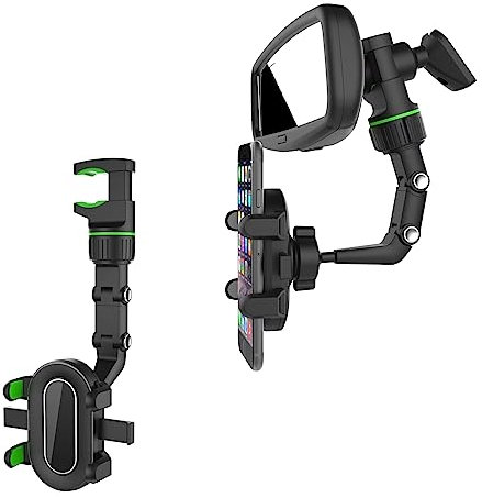 OUBELI Support Telephone, 2023 Nouveau Multifonction Support de Téléphone Universel Rotatif réglable 360 Degrés, Compatible avec Tous Les Smartphones Accessoires de Voiture