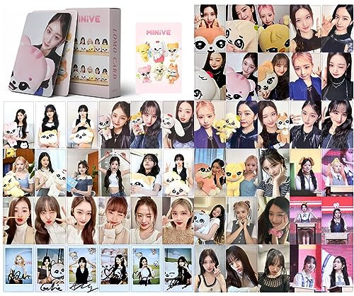 Kpop IVE Lomo Karten 55 Stück IVE MINIVE NEUES Fotoalbum IVE Mini Lomo Postkarten für Fans Geschenk