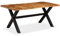 Homgoday Esstisch Massiv Akazie & Mangoholz 180x90x76 cm - Küchentisch - Esszimmer Möbel Einheit für Zuhause Büro Café Restaurant