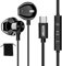UMEIZXIN USB C Headphones with Microphone Earbuds, Type C Wired Earphones, usbc in-Ear Headset Compatible for iPhone 15 Pro Max Plus，ipad, Samsung, Google, Oneplus, and Other Type C Cellphone