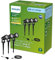 Philips Outdoor Niedervolt Caper Spots 3er Set, 3x1,5W, 24V, 2700 Kelvin, IP67 wasserfest, schwarz